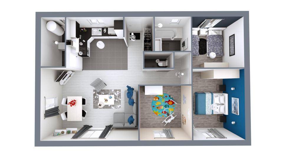 Programme terrain + maison à Royan en Charente-Maritime (17) de 80 m² à vendre au prix de 208000€ - 3