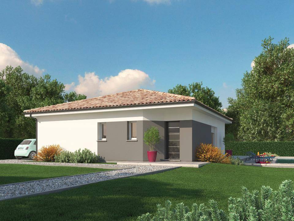 Programme terrain + maison à Roaillan en Gironde (33) de 90 m² à vendre au prix de 229400€ - 1
