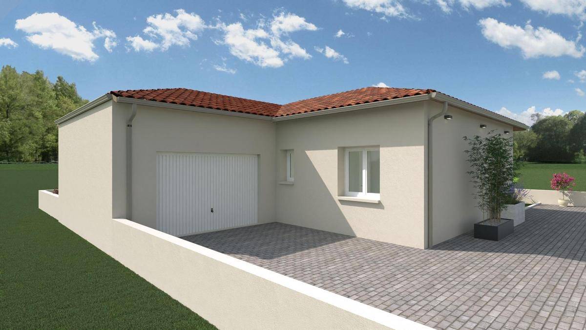 Programme terrain + maison à Ambérieux en Rhône (69) de 62 m² à vendre au prix de 285400€ - 3