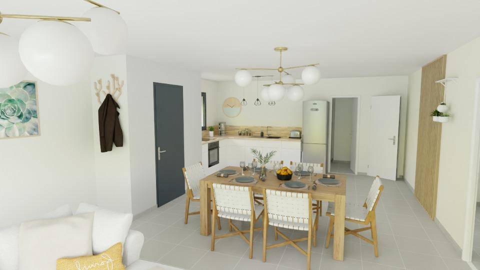 Programme terrain + maison à Orgnac-l'Aven en Ardèche (07) de 95 m² à vendre au prix de 284500€ - 4