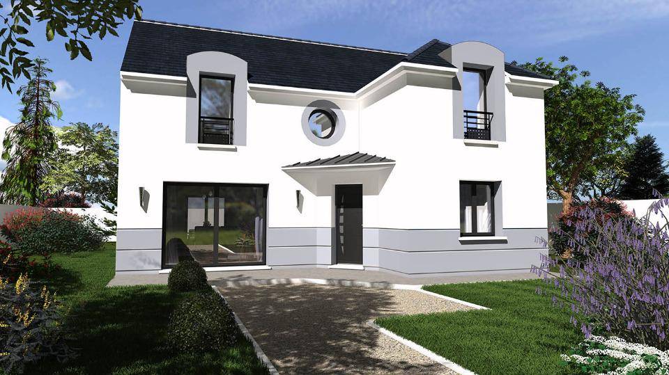 Programme terrain + maison à Verneuil-sur-Seine en Yvelines (78) de 140 m² à vendre au prix de 725000€ - 1