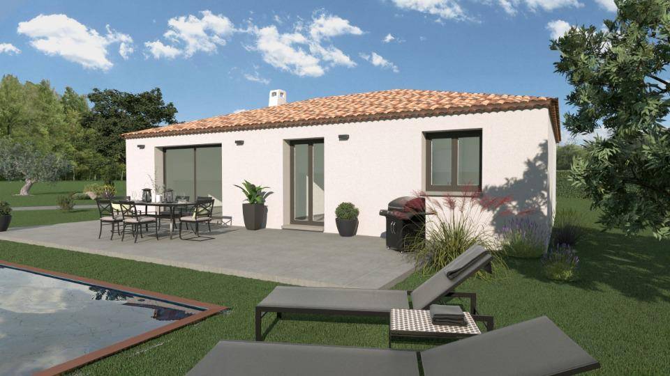 Programme terrain + maison à Manosque en Alpes-de-Haute-Provence (04) de 90 m² à vendre au prix de 306000€ - 1