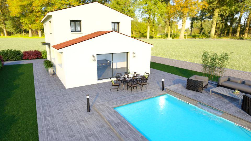 Programme terrain + maison à Castelnou en Pyrénées-Orientales (66) de 142 m² à vendre au prix de 529000€ - 2