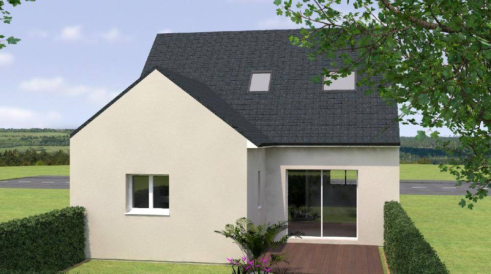 Programme terrain + maison à Huillé-Lézigné en Maine-et-Loire (49) de 80 m² à vendre au prix de 201500€ - 2