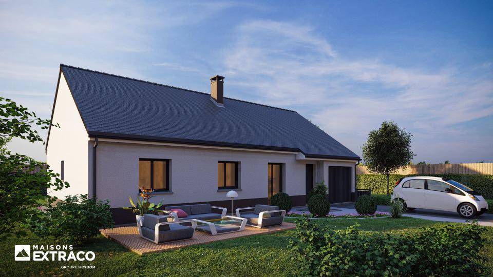 Programme terrain + maison à Longchamps en Eure (27) de 92 m² à vendre au prix de 210200€ - 1
