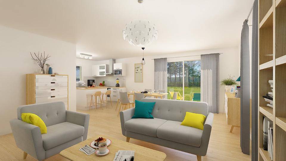 Programme terrain + maison à Les Villettes en Haute-Loire (43) de 90 m² à vendre au prix de 281000€ - 3