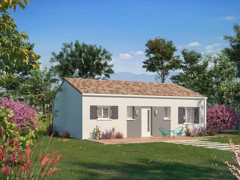 Programme terrain + maison à Verdelais en Gironde (33) de 69 m² à vendre au prix de 184600€ - 1
