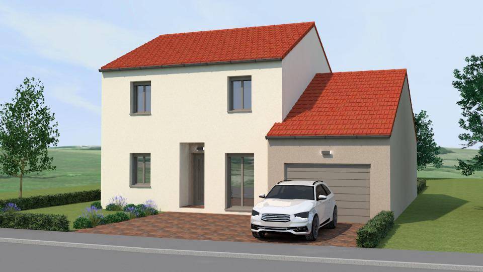 Programme terrain + maison à Vandières en Meurthe-et-Moselle (54) de 100 m² à vendre au prix de 259000€ - 1