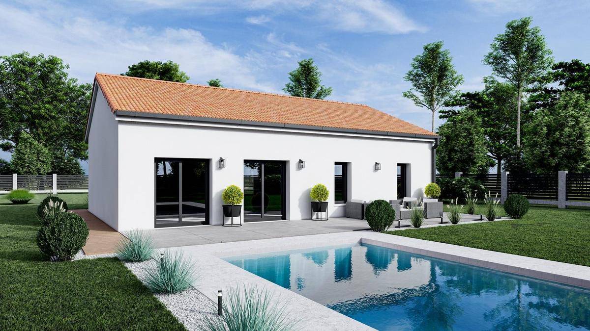 Programme terrain + maison à Rigny-sur-Arroux en Saône-et-Loire (71) de 100 m² à vendre au prix de 168103€ - 1