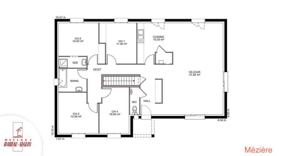 Programme terrain + maison à Laucourt en Somme (80) de 88 m² à vendre au prix de 171758€ - 4