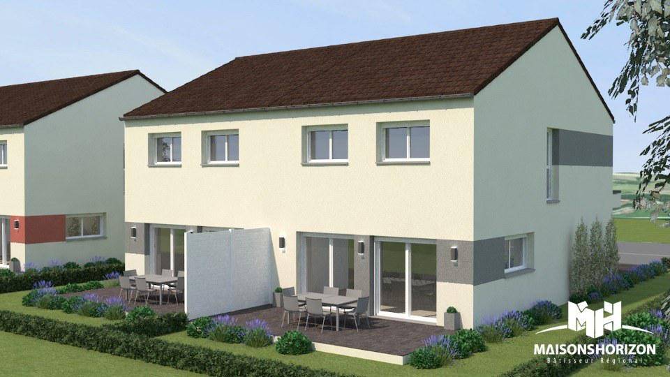 Programme terrain + maison à Terville en Moselle (57) de 102 m² à vendre au prix de 337000€ - 3