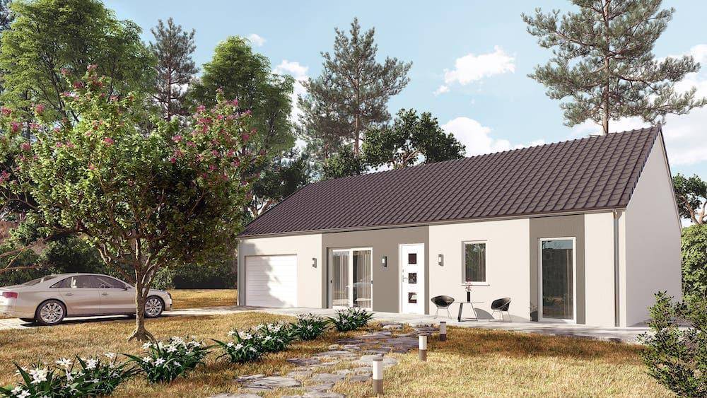 Programme terrain + maison à Rigny-sur-Arroux en Saône-et-Loire (71) de 80 m² à vendre au prix de 163984€ - 4