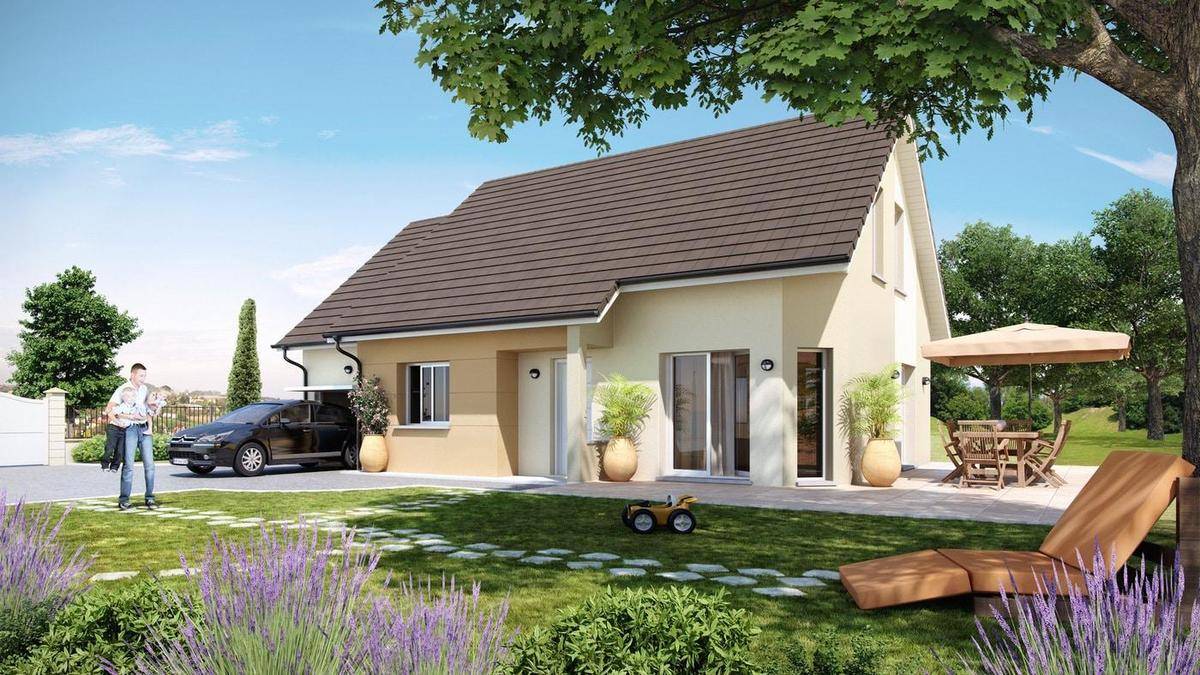 Programme terrain + maison à Authume en Jura (39) de 110 m² à vendre au prix de 250300€ - 1