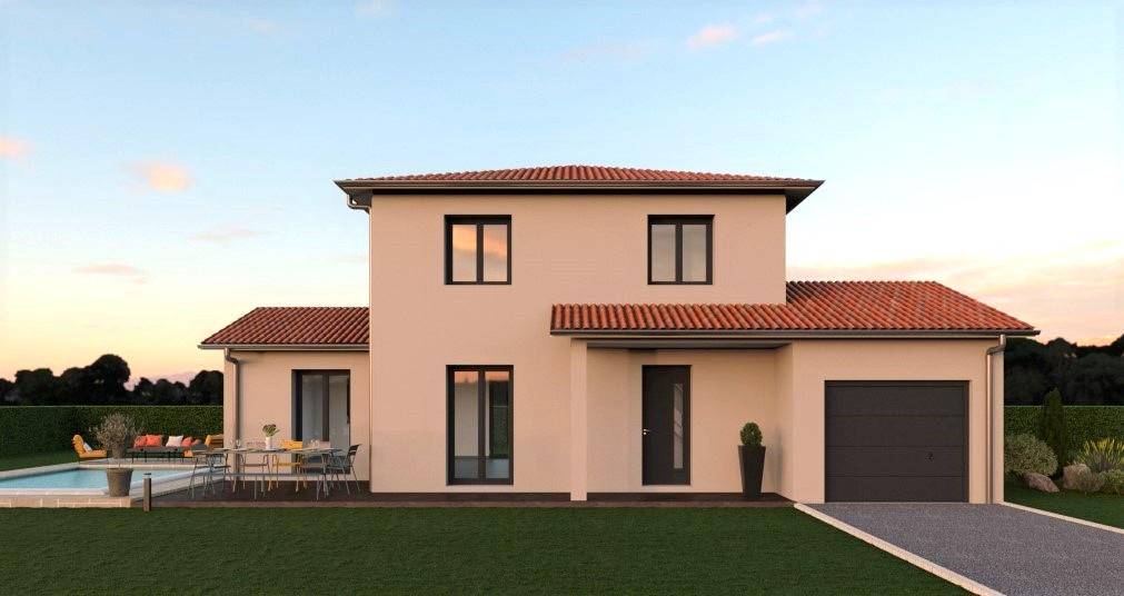 Programme terrain + maison à Bussy-Albieux en Loire (42) de 97 m² à vendre au prix de 246500€ - 2