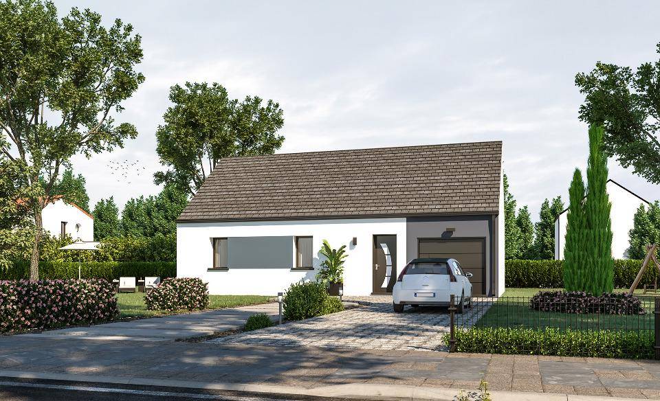 Programme terrain + maison à Kervignac en Morbihan (56) de 69 m² à vendre au prix de 286000€ - 2