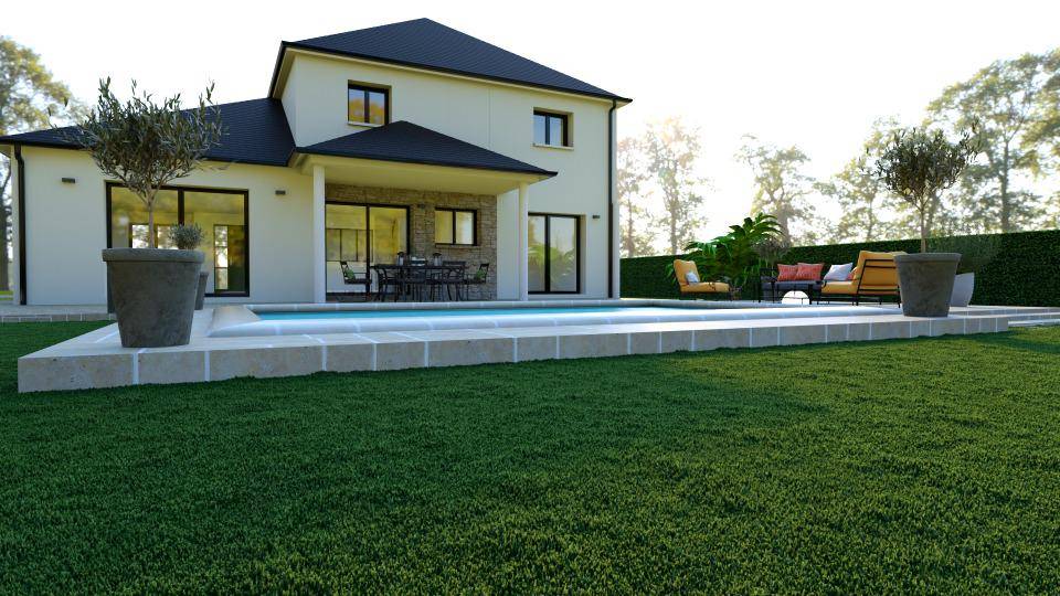 Programme terrain + maison à Saint-Vigor-le-Grand en Calvados (14) de 140 m² à vendre au prix de 304500€ - 2