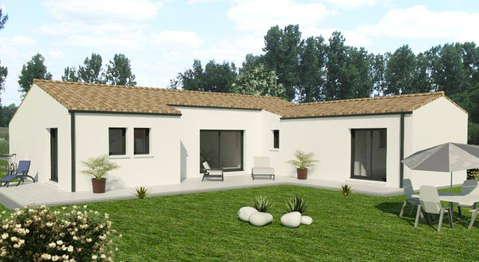 Programme terrain + maison à Villebois-Lavalette en Charente (16) de 114 m² à vendre au prix de 260000€ - 1