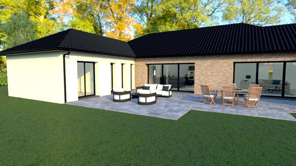 Programme terrain + maison à Bertry en Nord (59) de 190 m² à vendre au prix de 377000€ - 3