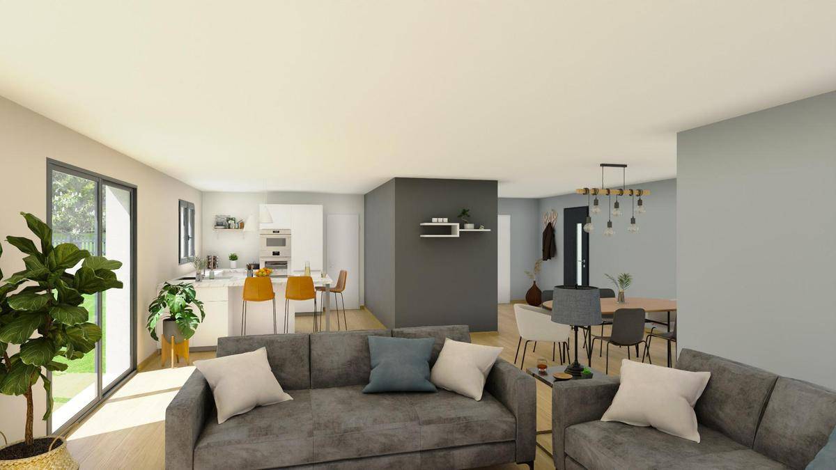 Programme terrain + maison à Marcilly-d'Azergues en Rhône (69) de 110 m² à vendre au prix de 402900€ - 4