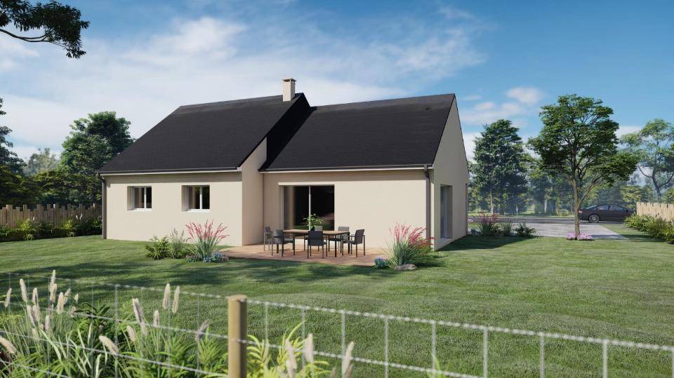 Programme terrain + maison à Huillé-Lézigné en Maine-et-Loire (49) de 100 m² à vendre au prix de 228000€ - 2
