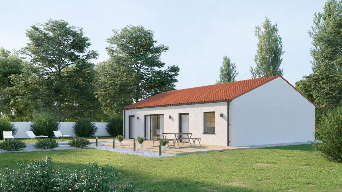 Programme terrain + maison à Vendrennes en Vendée (85) de 70 m² à vendre au prix de 165091€ - 1