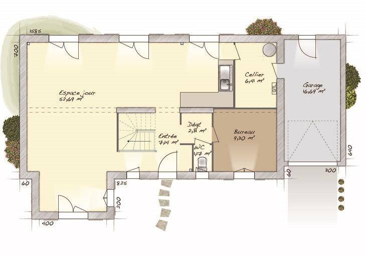 Programme terrain + maison à Champenard en Eure (27) de 133 m² à vendre au prix de 333000€ - 4