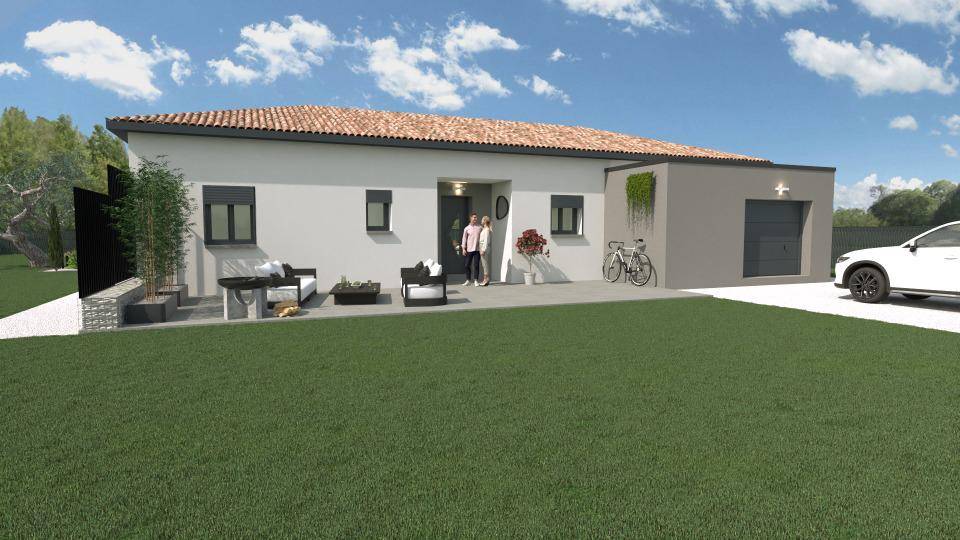 Programme terrain + maison à Saint-Paul-le-Jeune en Ardèche (07) de 140 m² à vendre au prix de 362000€ - 3