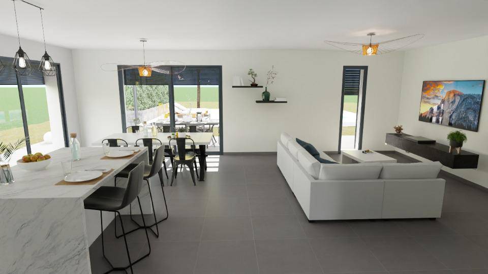 Programme terrain + maison à Saint-Paul-le-Jeune en Ardèche (07) de 112 m² à vendre au prix de 288000€ - 4