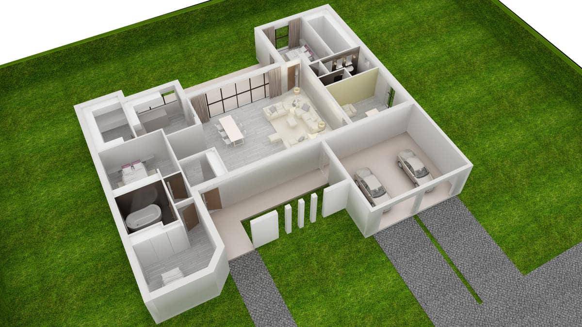 Programme terrain + maison à Chalonnes-sur-Loire en Maine-et-Loire (49) de 145 m² à vendre au prix de 389765€ - 3