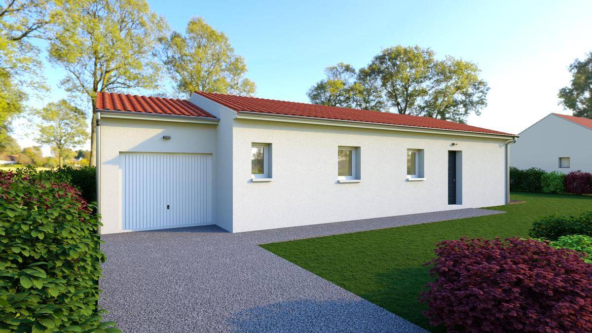 Programme terrain + maison à Cournon-d'Auvergne en Puy-de-Dôme (63) de 93 m² à vendre au prix de 265000€ - 3