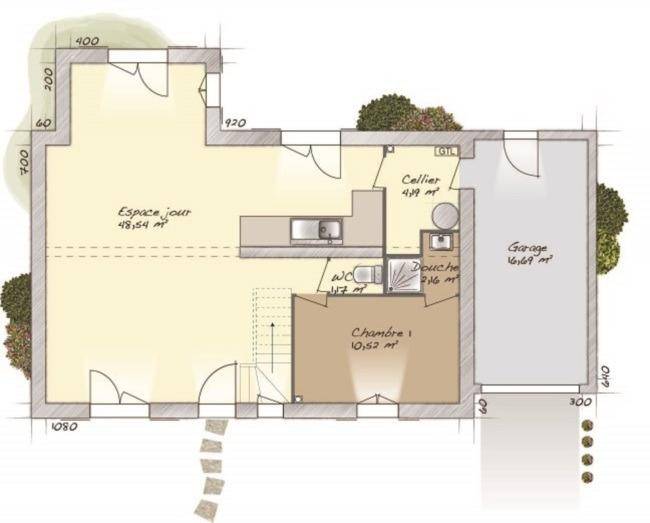 Programme terrain + maison à Émalleville en Eure (27) de 114 m² à vendre au prix de 311000€ - 4
