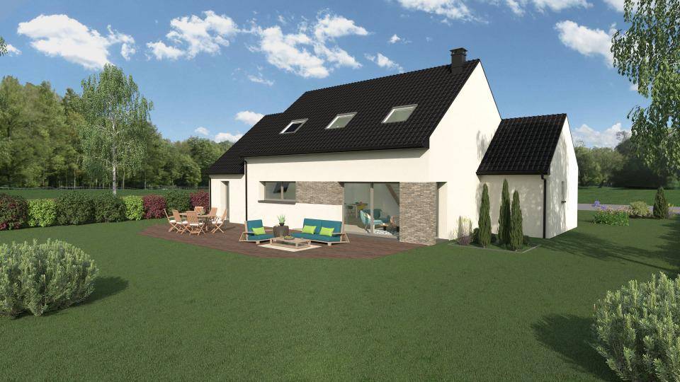 Programme terrain + maison à Douchy-lès-Ayette en Pas-de-Calais (62) de 140 m² à vendre au prix de 416390€ - 4