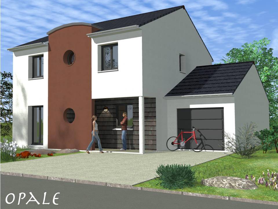 Programme terrain + maison à Sainte-Barbe en Moselle (57) de 129 m² à vendre au prix de 350000€ - 1