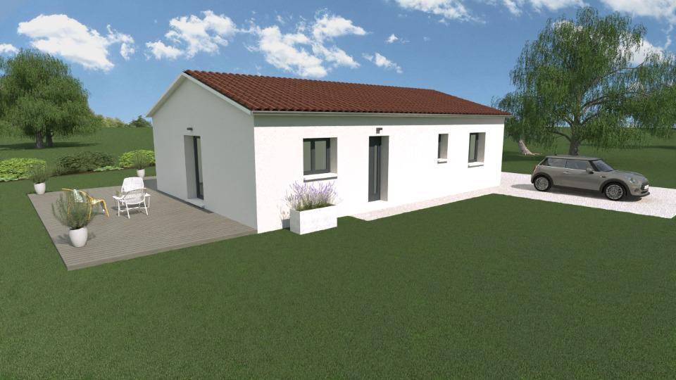 Programme terrain + maison à Saint-Just-Malmont en Haute-Loire (43) de 80 m² à vendre au prix de 225000€ - 1