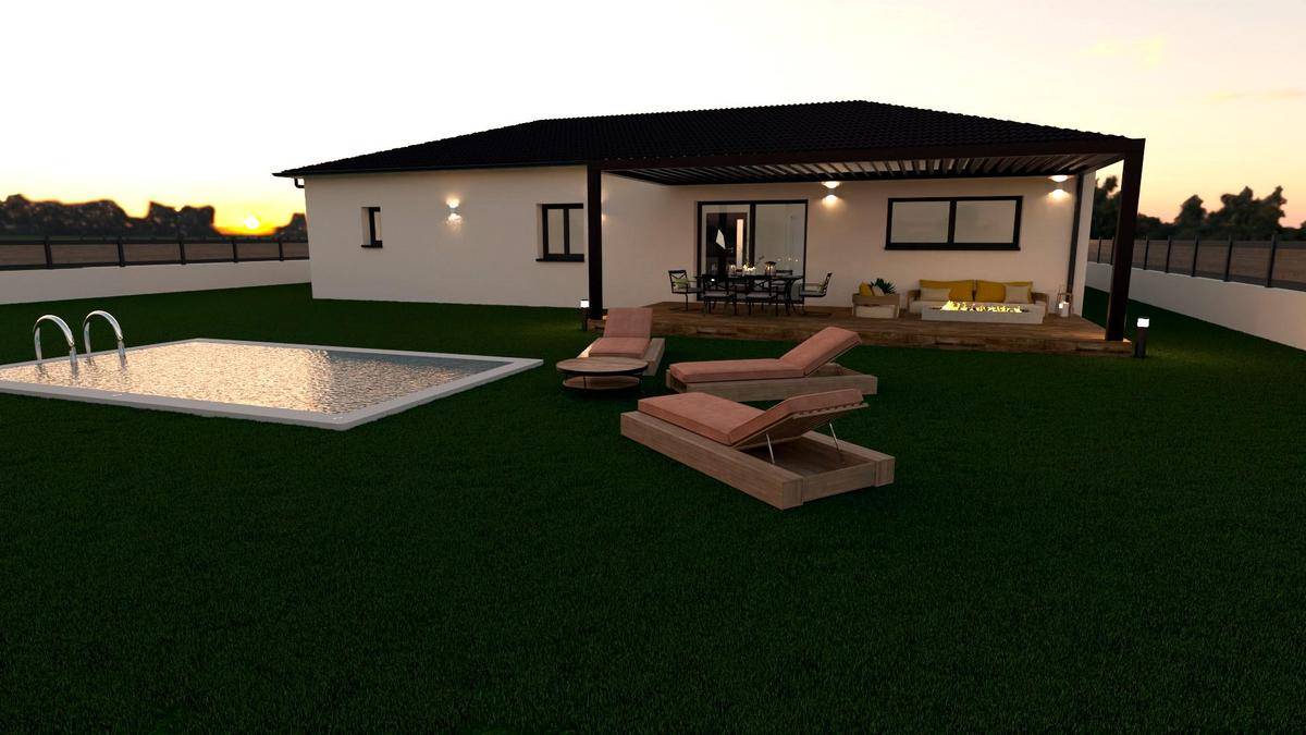 Programme terrain + maison à Ambronay en Ain (01) de 100 m² à vendre au prix de 368500€ - 2