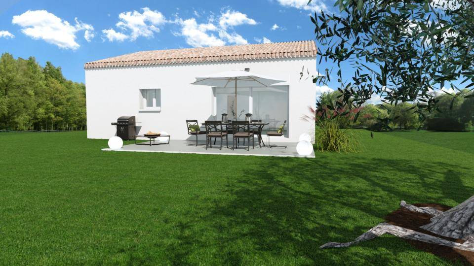 Programme terrain + maison à Vogüé en Ardèche (07) de 72 m² à vendre au prix de 198400€ - 2