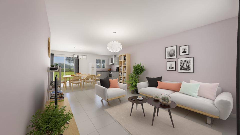 Programme terrain + maison à Le Miroir en Saône-et-Loire (71) de 84 m² à vendre au prix de 211000€ - 3