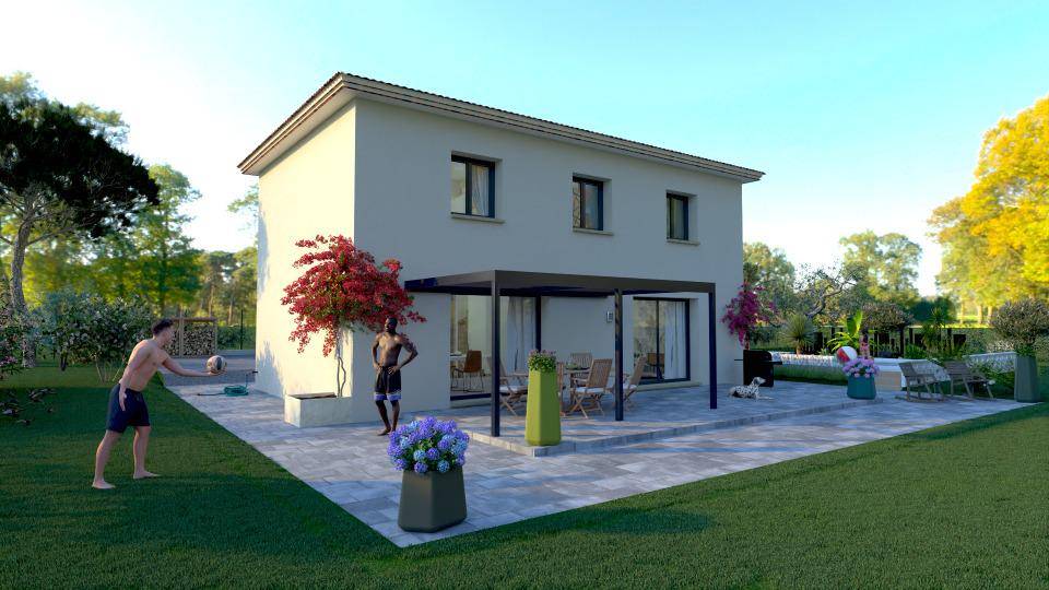 Programme terrain + maison à Grimaud en Var (83) de 119 m² à vendre au prix de 810000€ - 1