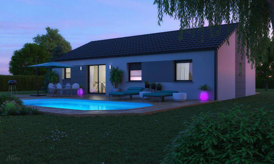 Programme terrain + maison à Jury en Moselle (57) de 90 m² à vendre au prix de 349000€ - 2