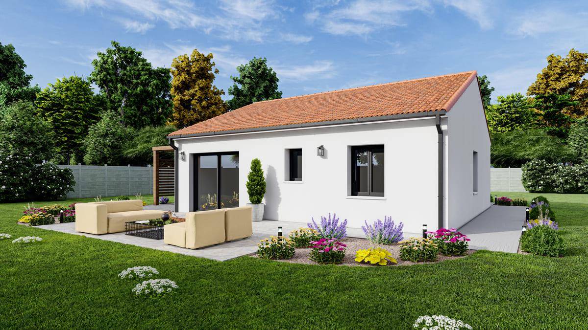 Programme terrain + maison à Saint-Benoist-sur-Mer en Vendée (85) de 73 m² à vendre au prix de 169565€ - 2