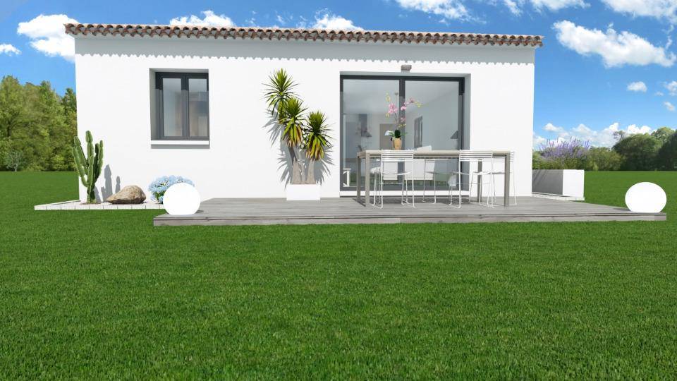 Programme terrain + maison à Rochemaure en Ardèche (07) de 60 m² à vendre au prix de 212500€ - 1