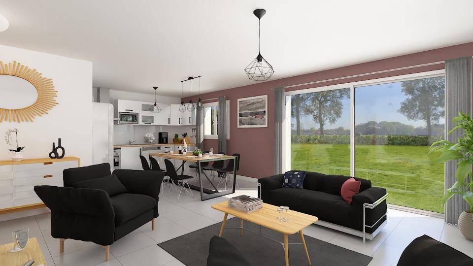 Programme terrain + maison à Bellegarde-en-Forez en Loire (42) de 100 m² à vendre au prix de 299000€ - 3