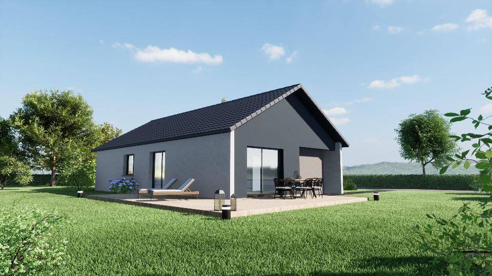 Programme terrain + maison à Sarre-Union en Bas-Rhin (67) de 90 m² à vendre au prix de 250000€ - 2