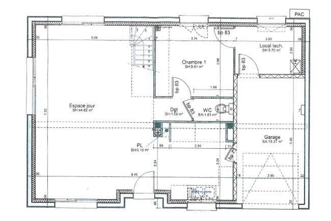 Programme terrain + maison à L'Habit en Eure (27) de 113 m² à vendre au prix de 273640€ - 3