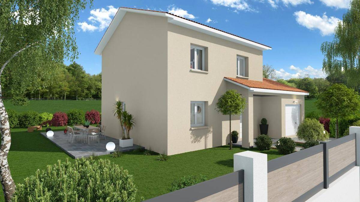 Programme terrain + maison à Taponas en Rhône (69) de 90 m² à vendre au prix de 287500€ - 3