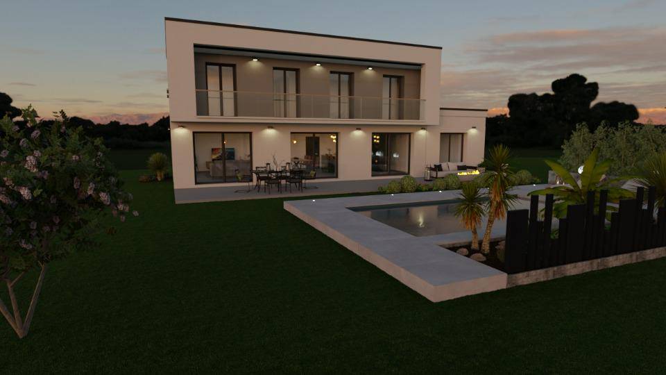 Programme terrain + maison à Ruoms en Ardèche (07) de 145 m² à vendre au prix de 484000€ - 2