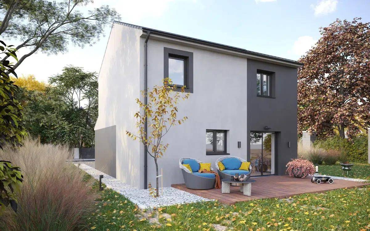 Programme terrain + maison à Pompey en Meurthe-et-Moselle (54) de 90 m² à vendre au prix de 304625€ - 2