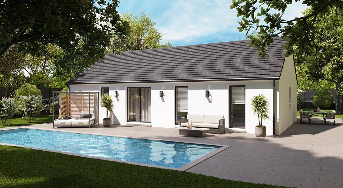 Programme terrain + maison à Laon en Aisne (02) de 79 m² à vendre au prix de 157573€ - 2