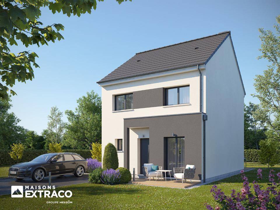 Programme terrain + maison à Le Vaudreuil en Eure (27) de 88 m² à vendre au prix de 245000€ - 2