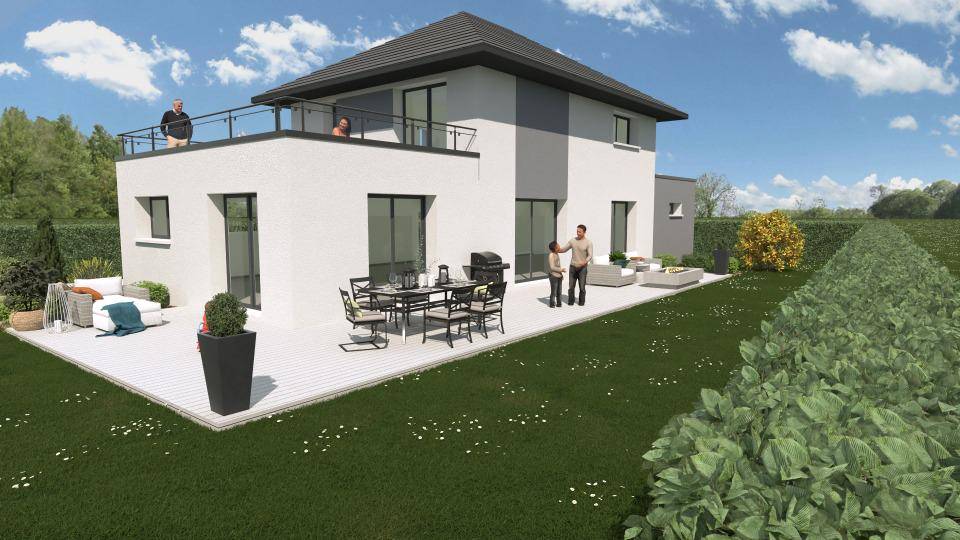 Programme terrain + maison à Voglans en Savoie (73) de 132 m² à vendre au prix de 646920€ - 3
